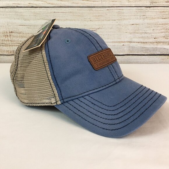 Biltmore Established 1895 Cap Snapback Mesh Blue Tan by DPC - Picture 2 of 6